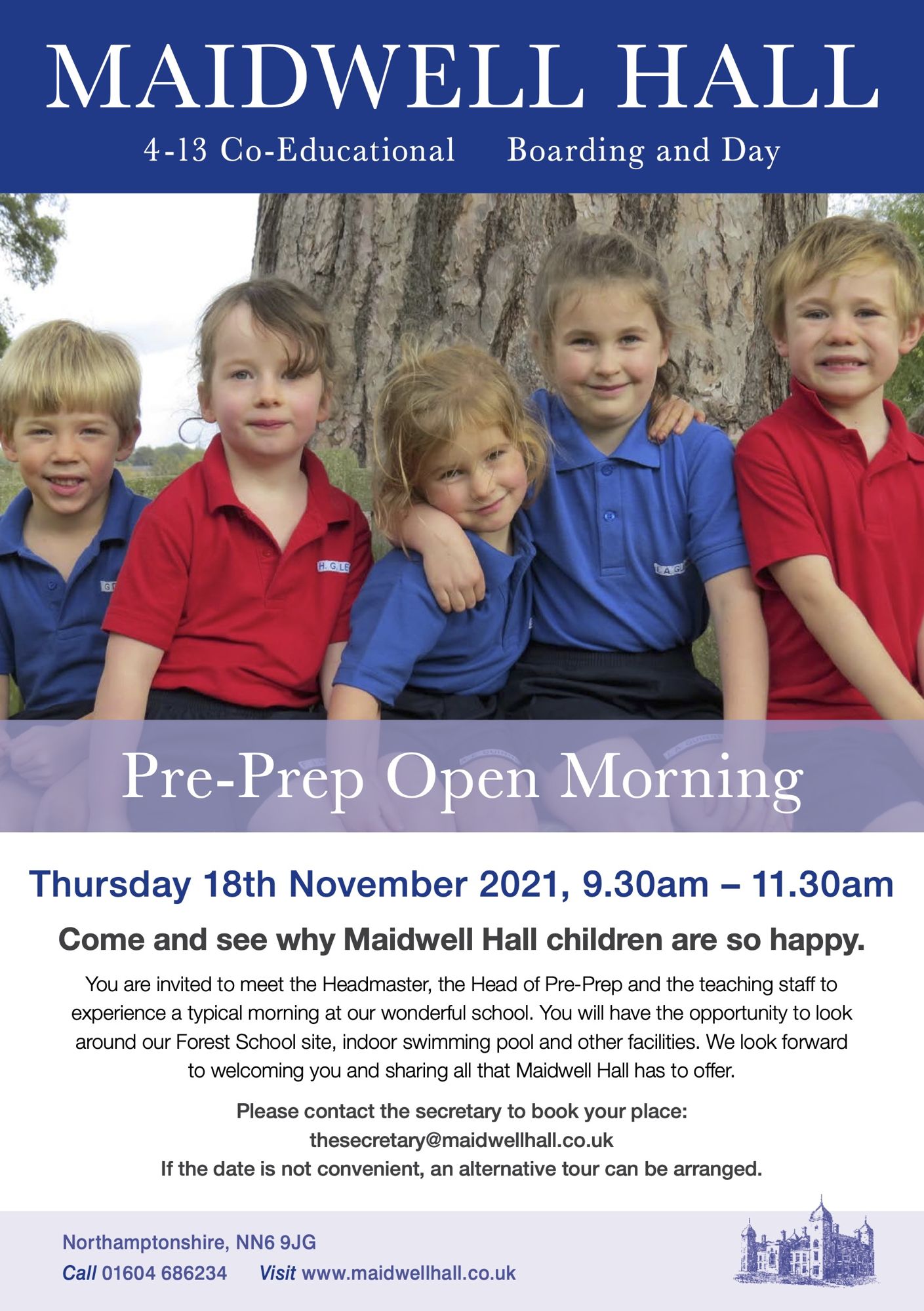 PP Open Morning Flyer (front)   18th Nov 2021
